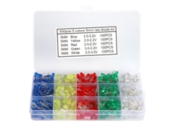 Kit De 500 Diodos Led 5mm Para Decoração Diy