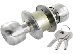 Novo Conjunto De Fechadura Segurança Residencial Lon0167 Em Metal Acetinado Prateado, Confiável E Eficaz Id 09d B0 A1