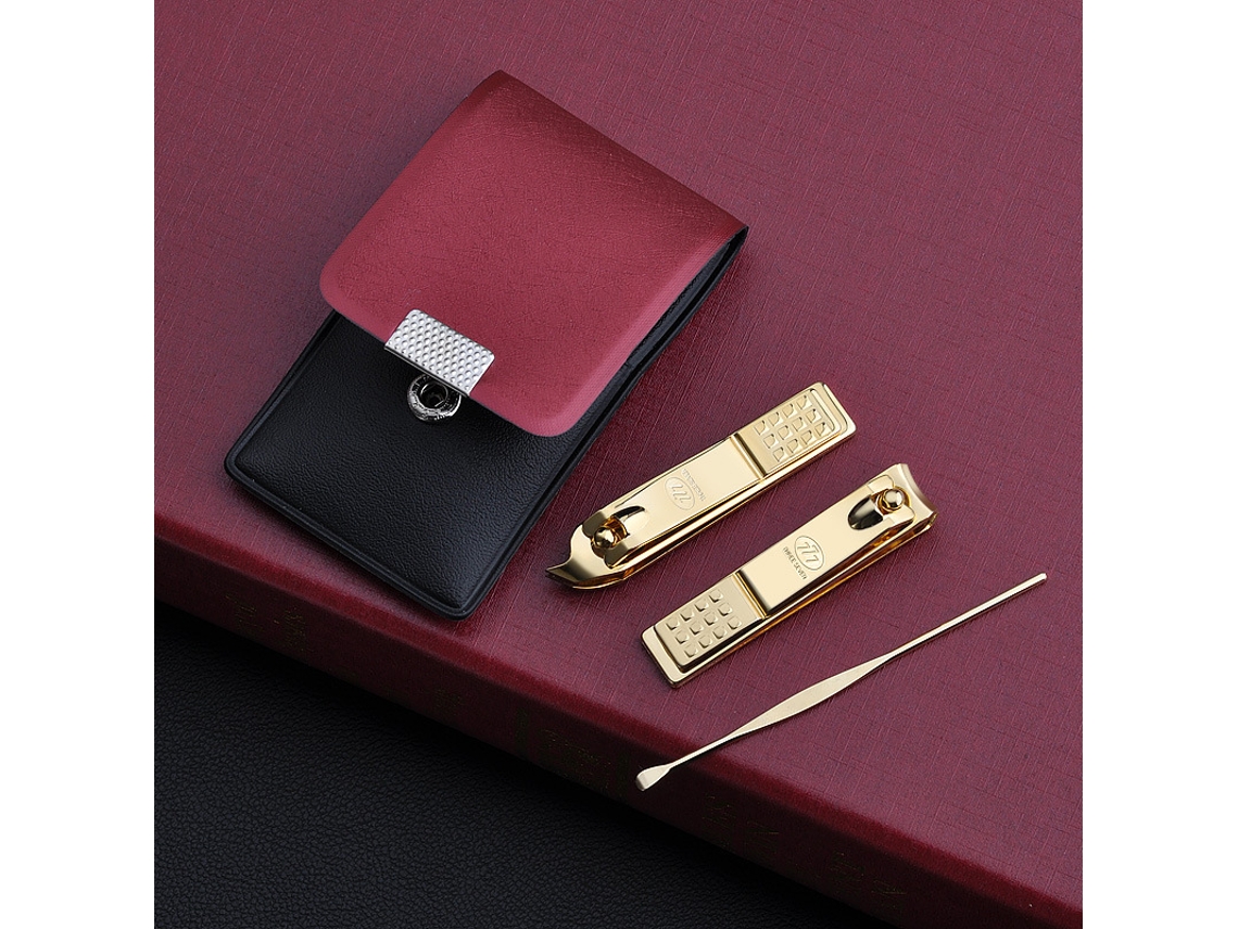 Conjunto de 3 peças para realçar as unhas, cortador de unhas dos pés e aparador de pele morta Slowmoose