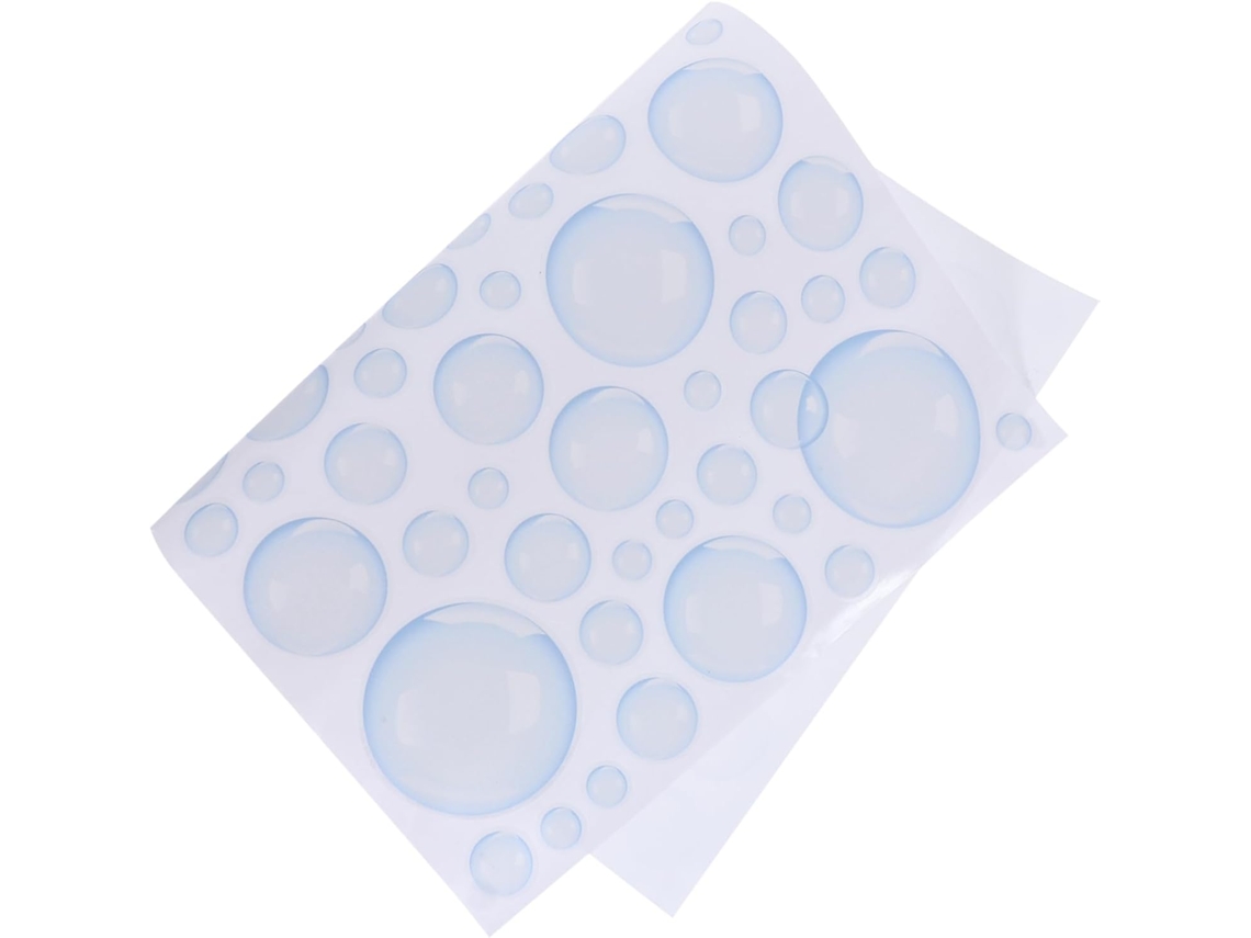 Adesivo De Parede Decorativo Com Bolhas Do Oceano, Decalque Durável Em Pvc, Decoração Para Quarto.