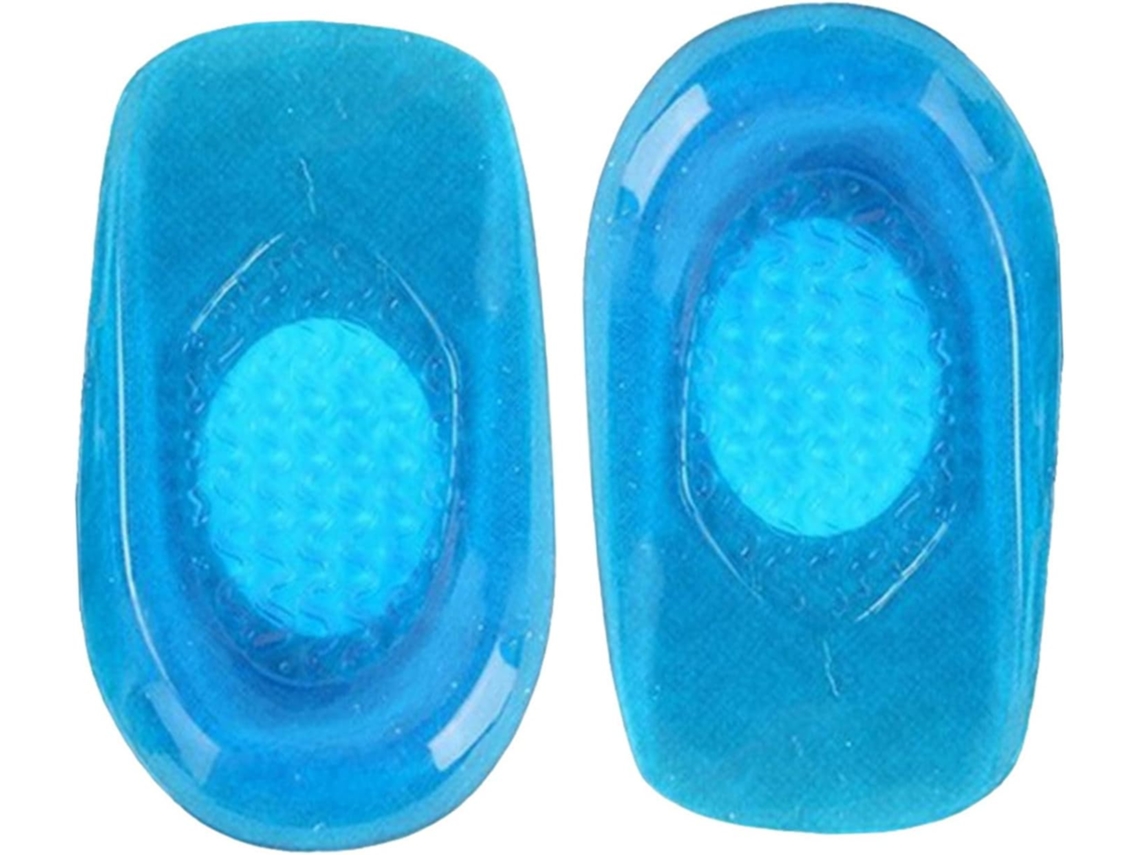 Calcanhar Com Almofada De Gel Azul, Absorção De Impacto, Alívio De Pressão, Para Corrida E Caminhada, Para Homens E