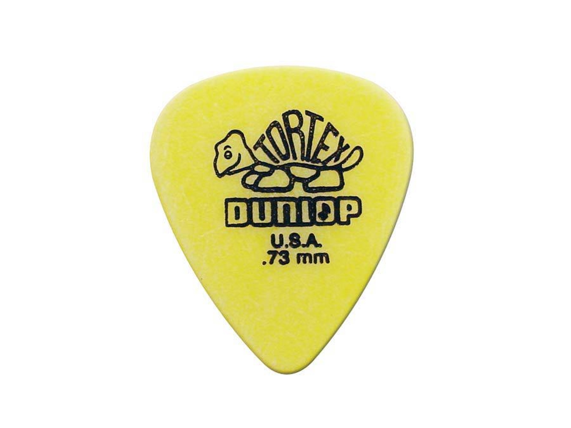 Dunlop Palhetas 12 Pacotes Amarelo 0,73 Mm.