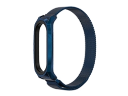 Pulseira Magnética Mijobs Milan Gt Em Aço Inoxidável Para Xiaomi Mi Band 6/5/4/3 (preta)