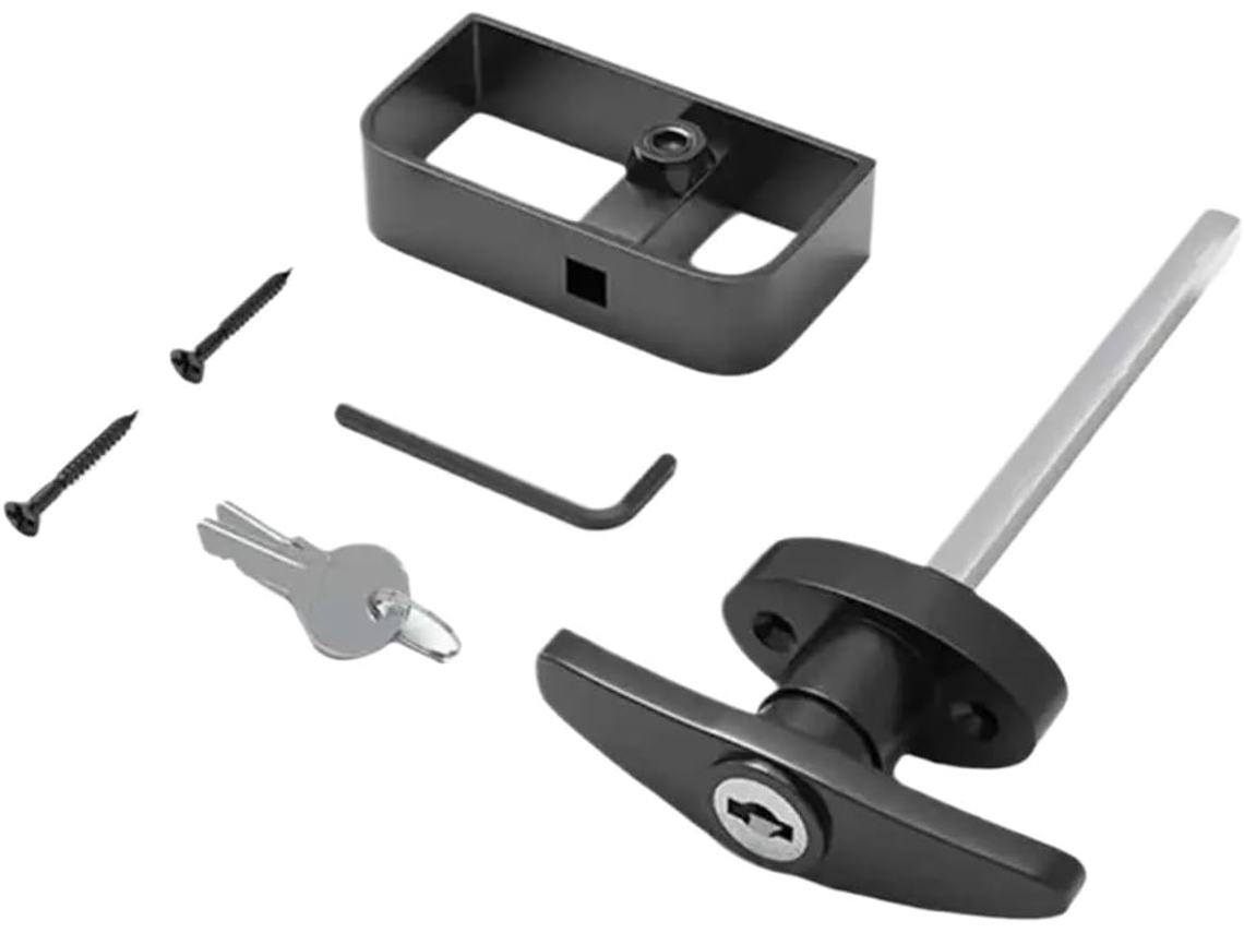 Conjunto De 4-travas Metal Para Porta Galpão Com Haste Longa Galinheiros E Portas Celeiro