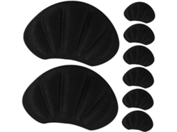 Conjunto De 4 Pares Palmilhas Protetoras Para Sapatos Femininos, Com Proteção Para O Calcanhar, Respiráveis E