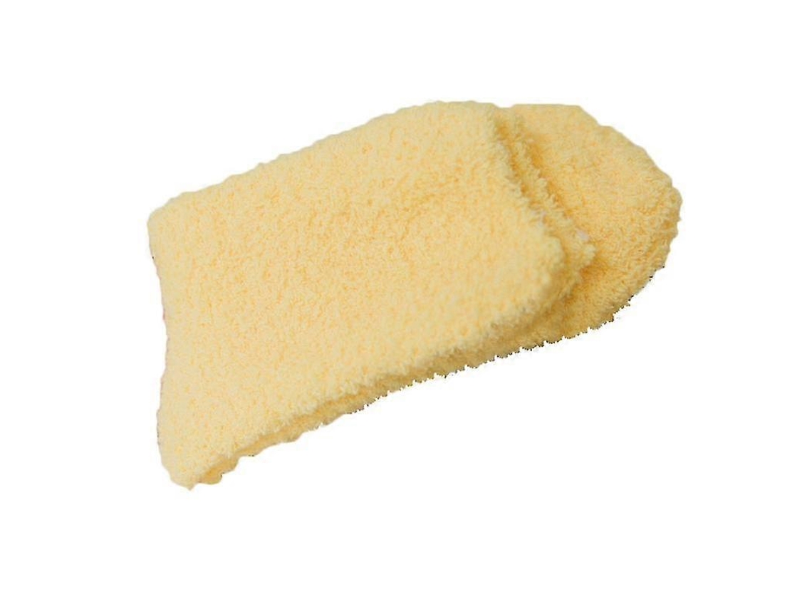 Par Meias Piso Super Macias Ultra Grossas Algodão Túnel Fluffy Outono Inverno