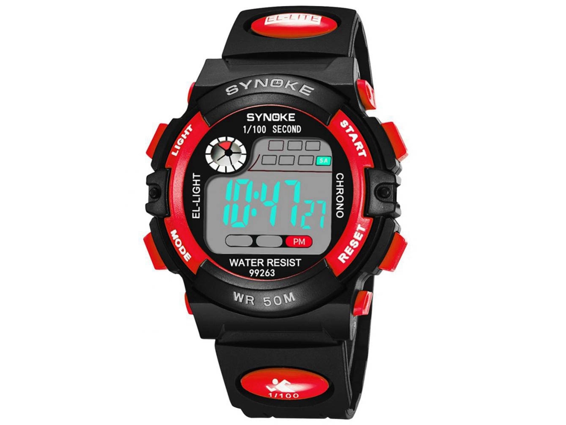 Reloj Deportivo Digital Electrónico Para Niños Synoke Moda Simple