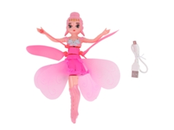 Boneca Voadora Laxiscreed Com Indução Inteligente Em Rosa Para Brincadeiras Interativas