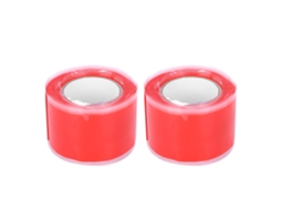Fita Autoadesiva De Silicone Vermelha Resistente A Alta Temperatura 0.5mmx25mmx1.5m Para Isolação Elétrica Industrial