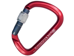 Carabiner Corpo Anodizado Roscado de Alumínio X Large Vermelhokong