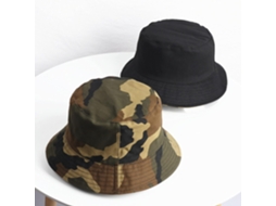 Chapéu de Palha Unissex, Pescador Camuflado, Dobrável, Proteção Solar | S/MARCA