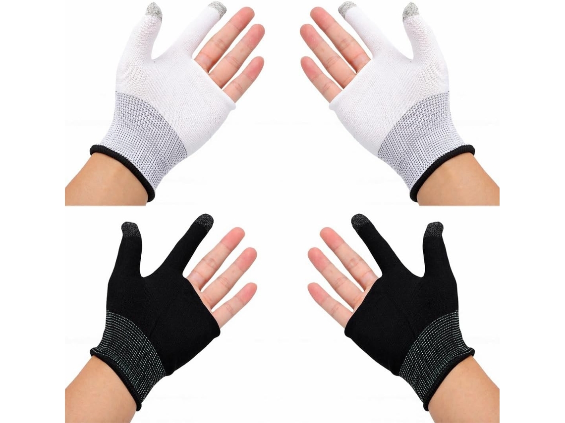 Lurelia Luvas Gaming Para Ecrã Tátil Sensível Ao Toque, Ultrafino, Leve, Para Gaming Móvel E Ecrãs Táteis