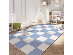 Tapete De Atividades Antiderrapante, Tapete De Engatinhar Para Crianças, Tapete Decorativo Para Quarto (quadriculado/40x60cm) Gertiz