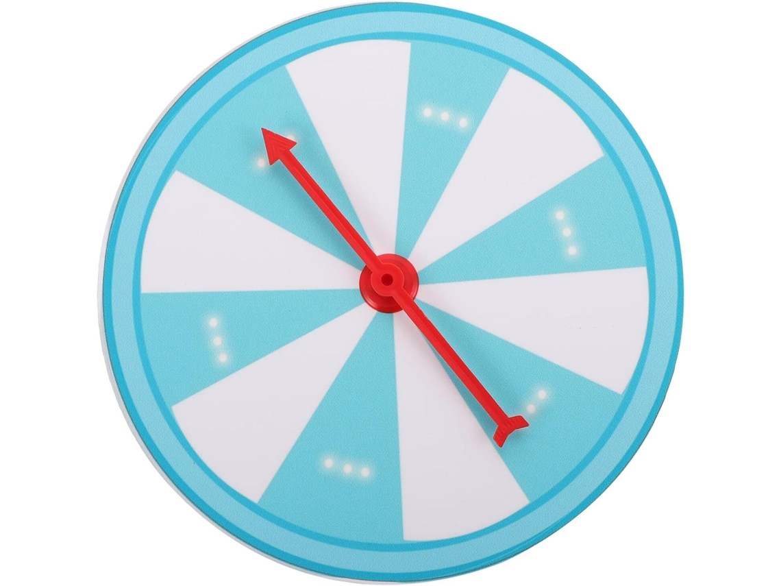 Roda Da Loteria De Parede Em Pvc Azul Para Sorteios
