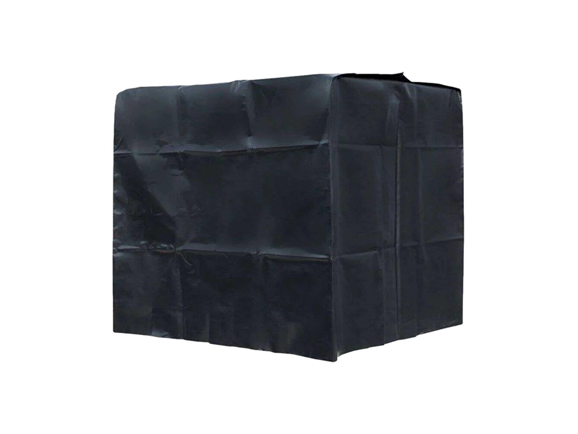 Capa Para Tanque De Água 1000l, Lona Protetora Antirrespingos, Impermeável E Antirraios Uv, 120x100x116cm Btforus (preto)