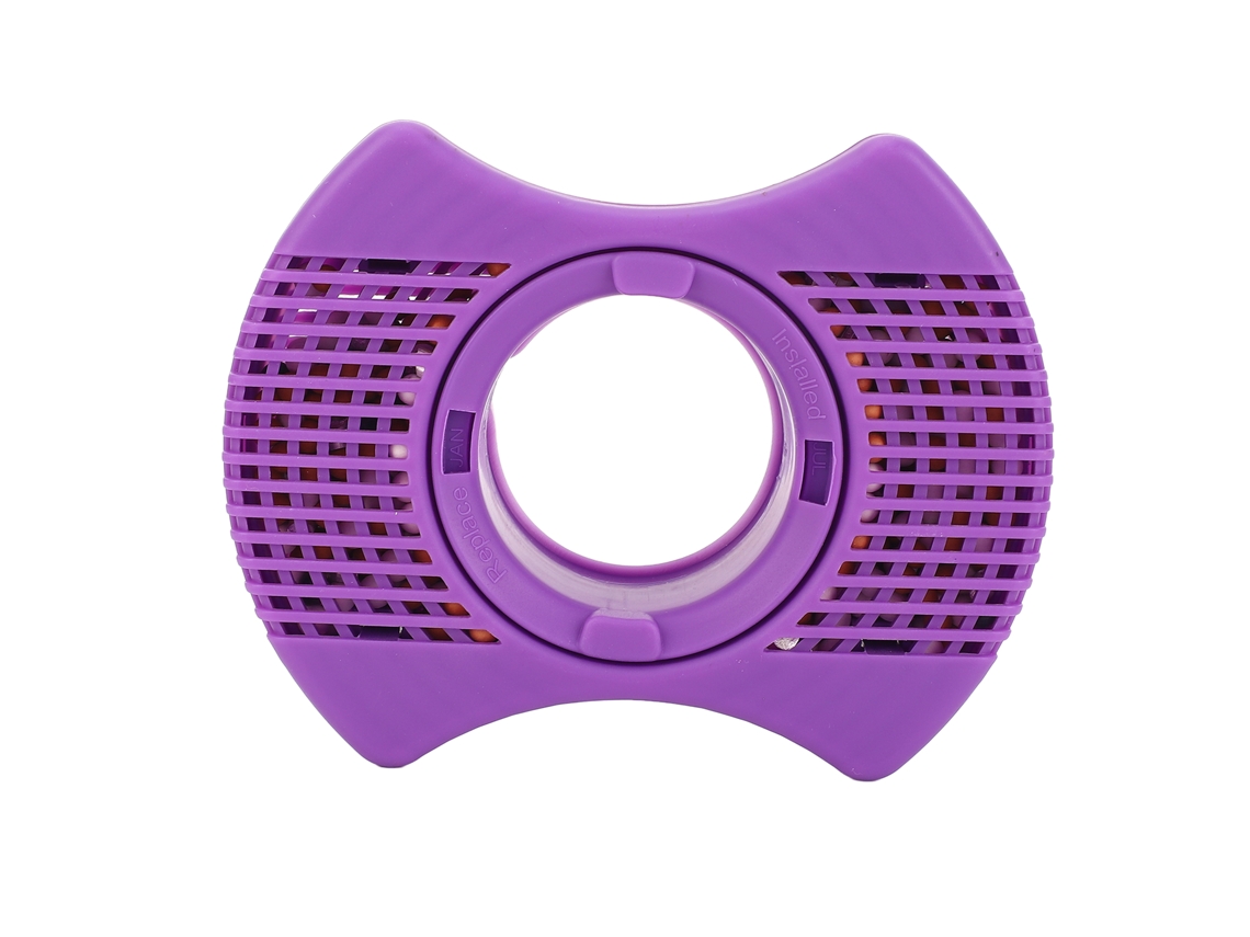 Primerox filtro Carvão Ativado para Piscina Spa Banheira de Hidromassagem com Retenção Mineral Roxo