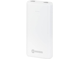 Powerbanck GOODIS (Outlet Grade B - 20.000 mAh - Micro USB + USB-C - Branco)