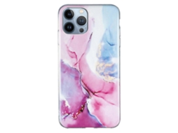 Capa De Tpu Imd Marble Para Iphone 15 Pro