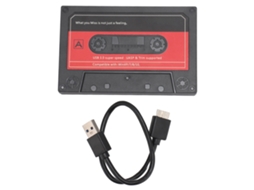 Enclosure De Unidade De Estado Sólido (design De Cinta Cassete Retrô, Interface Usb3.0 Suportada)