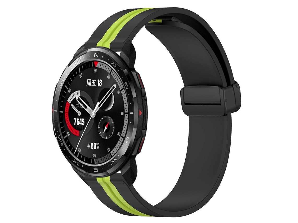 Pulseira De Silicone Dobrável Com Fecho Magnético Para For Honor Watch Gs Pro 22mm