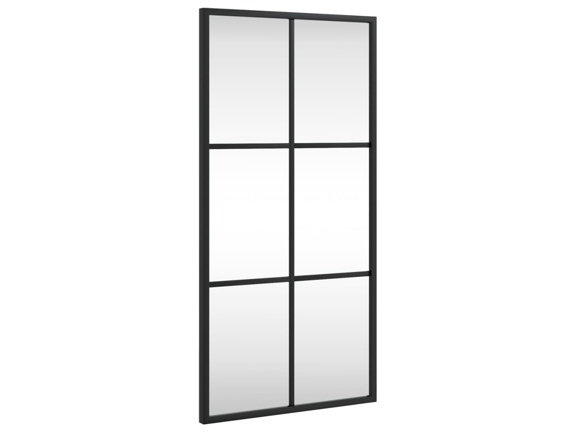 Wall Mirror, Wall Mirrors Vidaxl Preto Ferro (30 X 60 Cm)