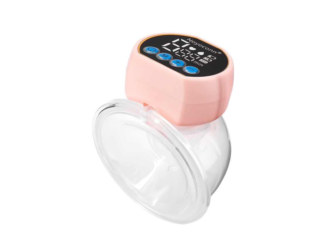 Bomba Tira leite Elétrica Inteligente e Silenciosa, com Forte Sucção e Recarregável Via Usb. MDUG (rosa)