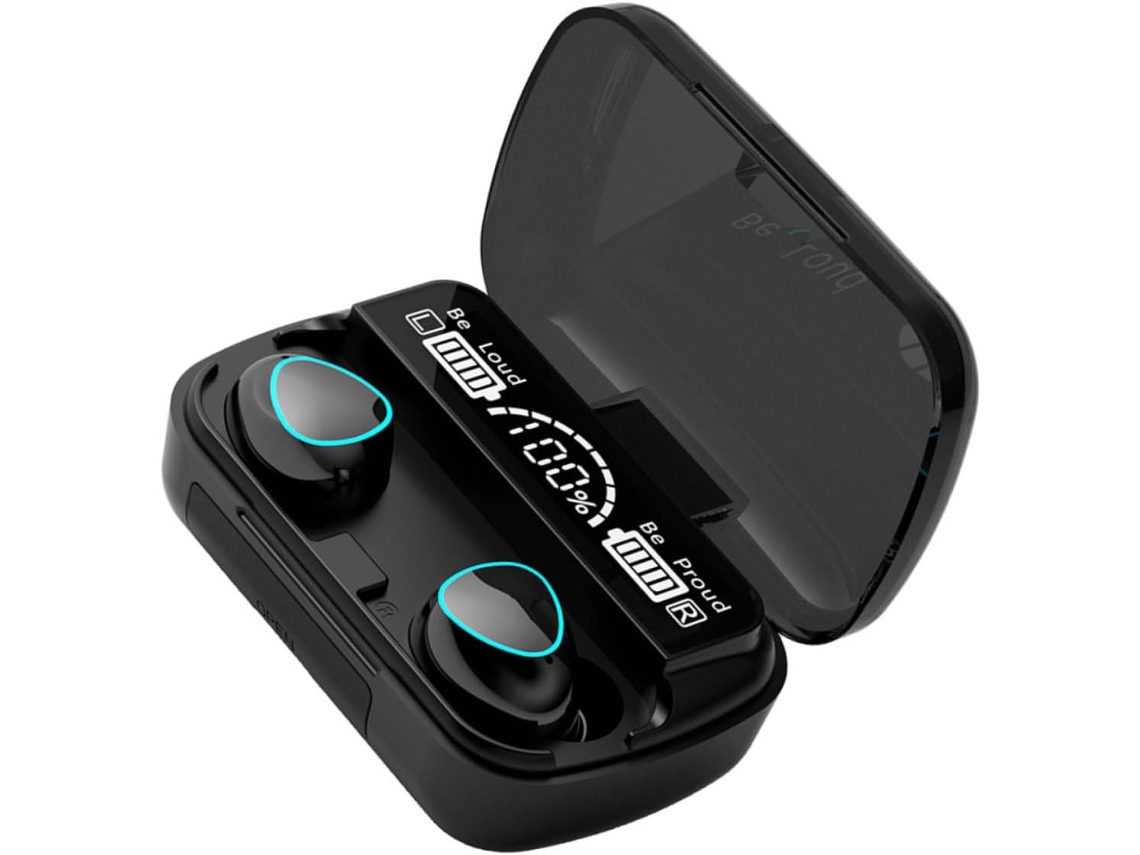 Fones De Para Com Ruído E À Prova Ipx7, Sem Fio, 2000 Mah, Preto