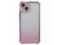 Capa De Celular Galvanizada Com Glitter Em Pó E Gradiente De Cor Tpu Para Iphone 13