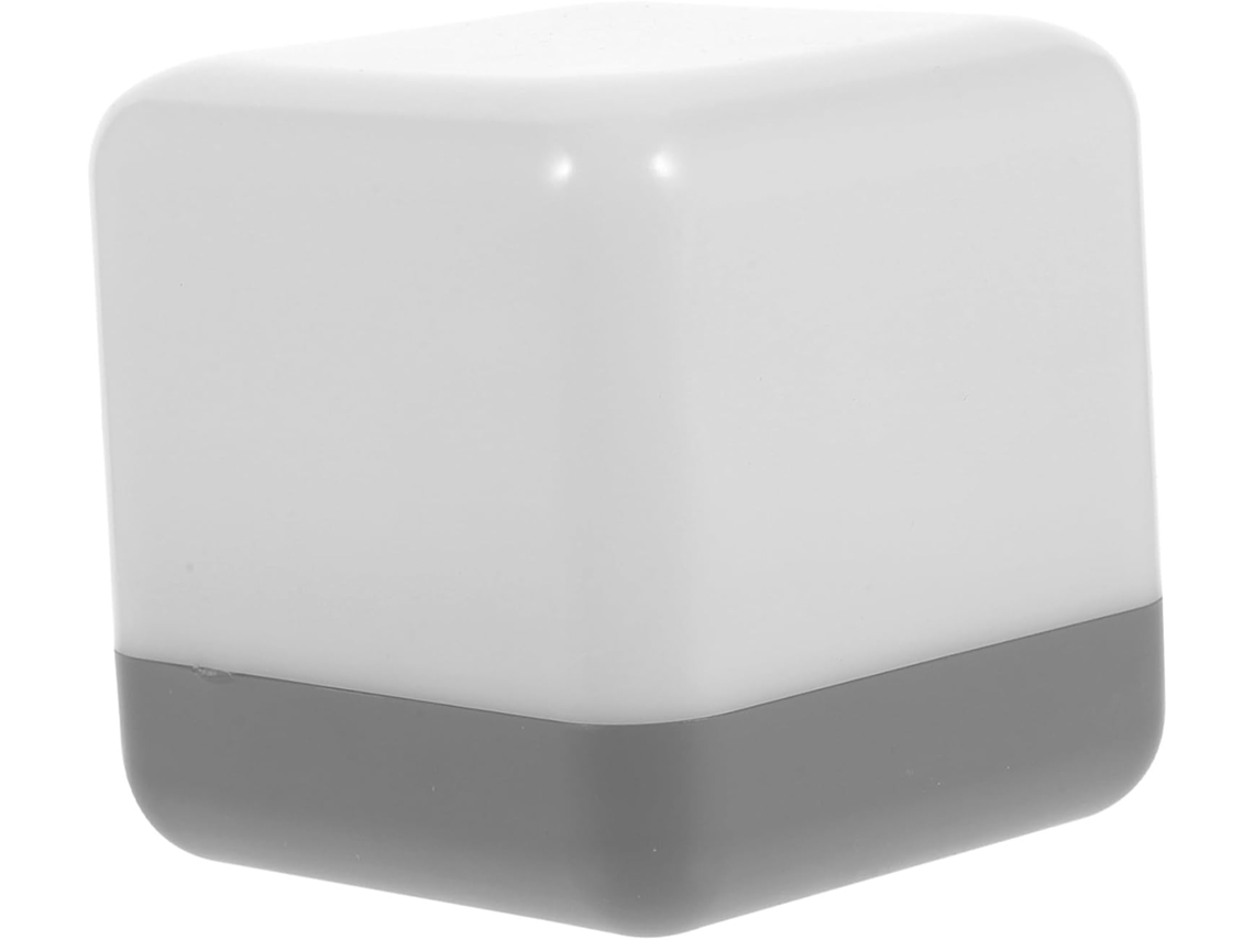 Luminária De Mesa Happy Lamp Em Formato Cubo Para Quarto Meninos E