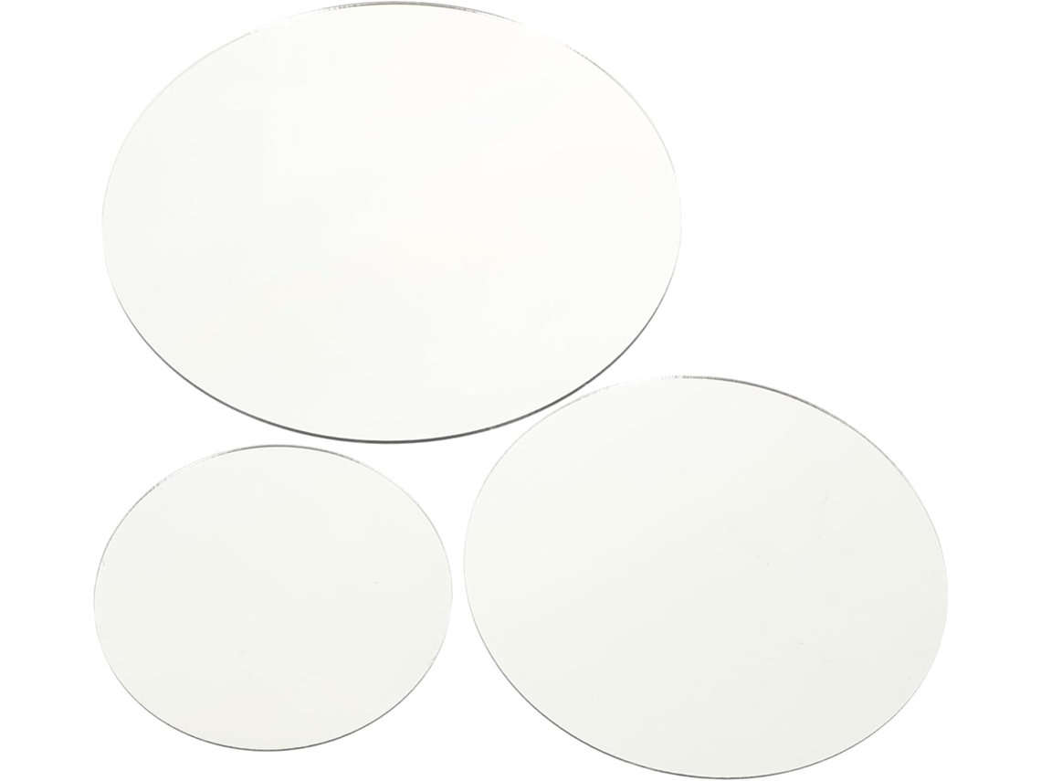 Painel Refletor De Acrílico Prateado Com Efeito Espelhado E Proteção