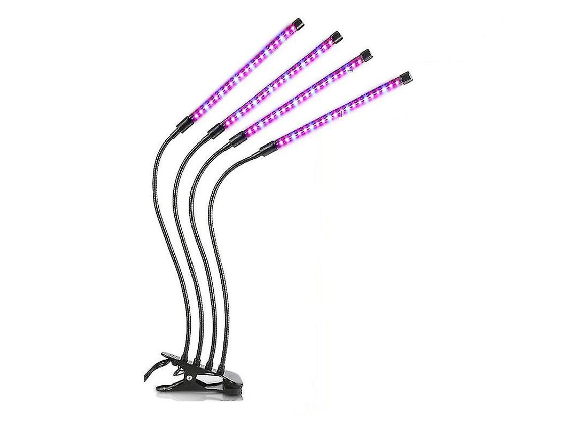 Lâmpada/iluminação Para Plantas Com 4 Tubos Led Flexíveis.