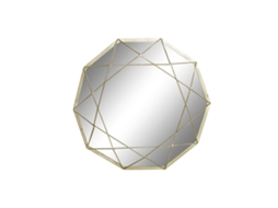 Espelho de Parede Dkd Home Decor 50 X 5 X 52 Cm Cristal Dourado Ferro