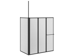 Protetor de Chuveiro Branco 120 x 70 x 137 cm Alumínio MAISON EXCLUSIVE