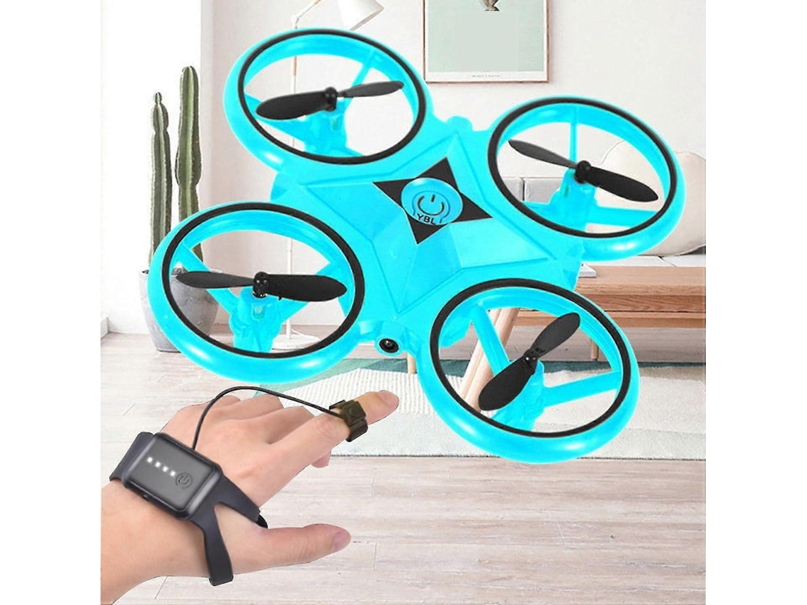 Drone de controle por gestos com rotação de 360 ​​graus RC Quadcopter Sensor de mão Relógio inteligente Presente para crianças Ly Ebike