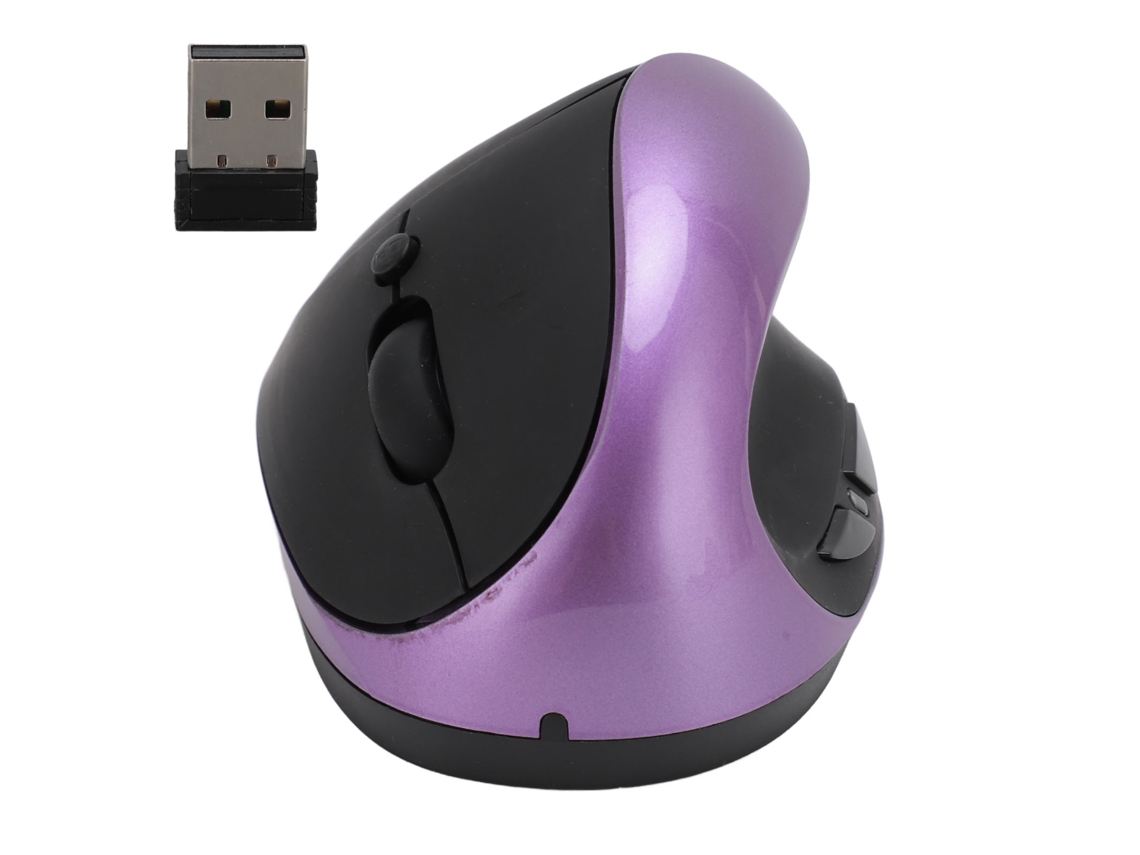 Mouse Vertical Sem Fio Ergonomico Para Destros