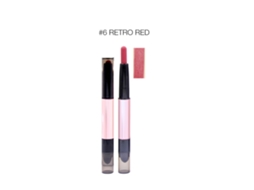 Brillo Labial Mate De Doble Cabeza De Larga Duración Impermeable Batom 6