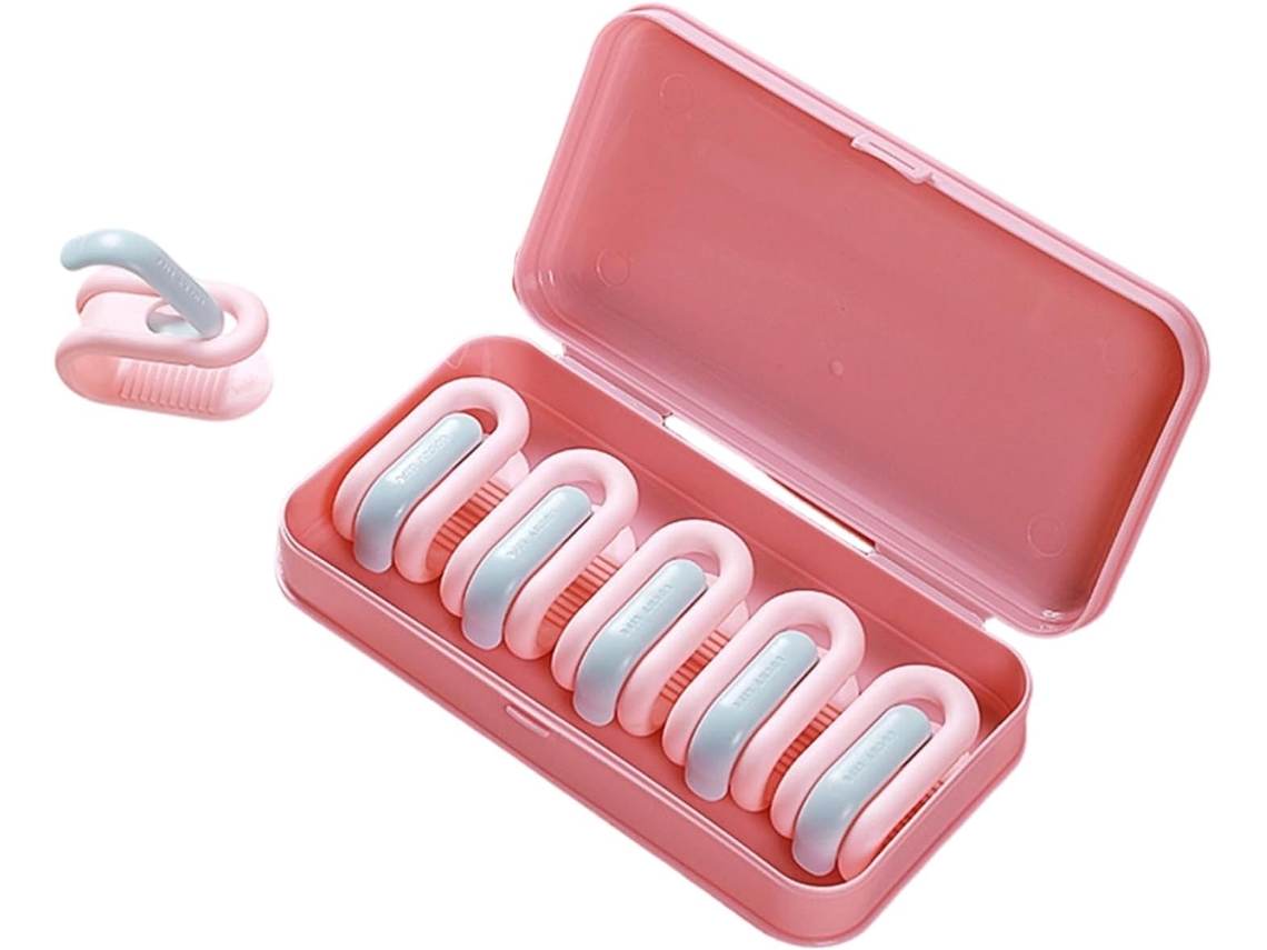 Conjunto De 6 Prendedores Tecido Antiderrapantes Para Colchas E Cobertores, Fácil Instalação, Uso Doméstico