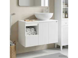 Vidaxl Conjunto De Móveis Para Banheiro 2 Unid. Branco