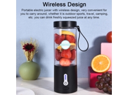 Liquidificador Portátil USB com 6 Lâminas e 530ml | S/MARCA