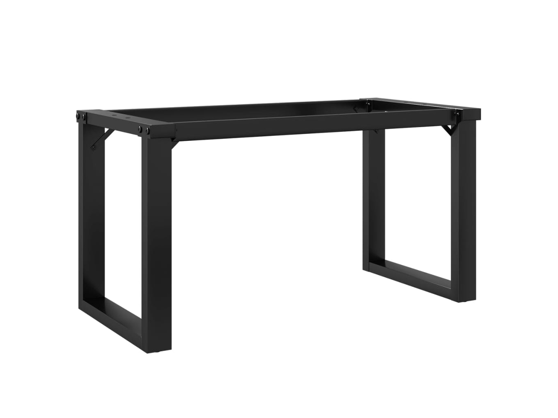 Perna De Mesa De Centro Vidaxl Preto Metal (70 X 30 X 43 Cm)