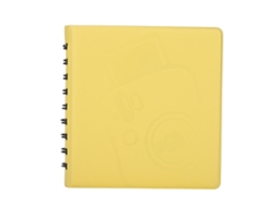 Álbum De Fotos Instantâneo Laxiscreed Com 68 Bolsos Em Amarelo Para Organizar As Suas Fotos