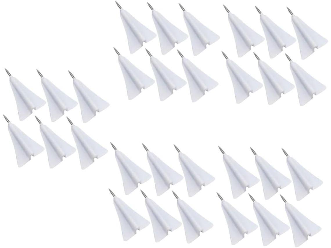 Plafope 30 Peças Alfinetes De Pressão Em Formato Avião Apollo, Rosa,