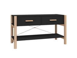 Tv Cabinet, Tv Cabinets Vidaxl Preto Madeira Processada (n/a)
