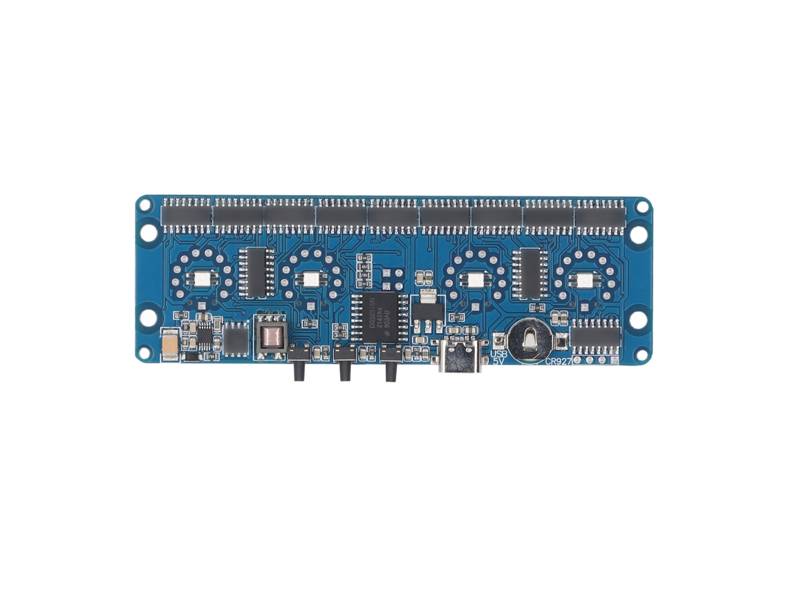 Módulo De Relógio Nixie De 4 Bits Com Luz De Fundo