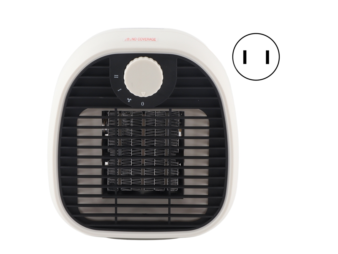 Aquecedor de Ar Mini Desktop de 1000w com 2 Níveis de Ajuste para Casa e Escritório LAXISCREED
