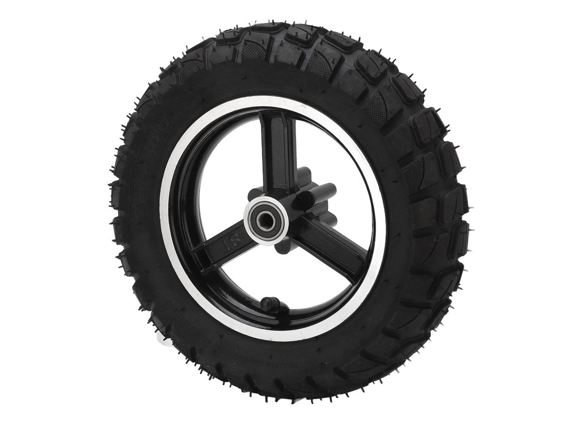 Pneu Inflável 255x80 Para Scooter Elétrico Com Aro De Freio Em Liga De Alumínio E Pneu Interno Externo