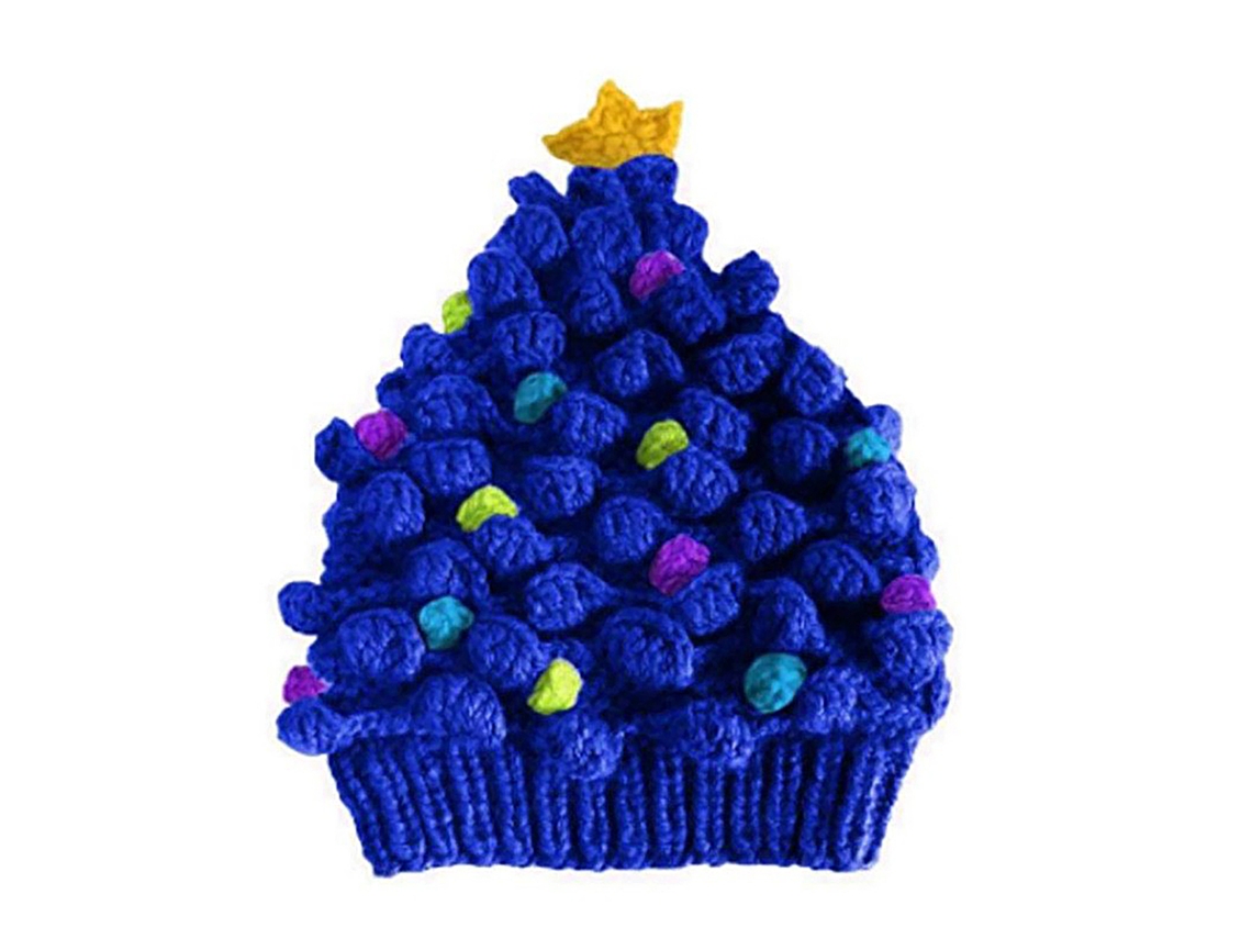 Laxiscreed Gorro De Natal Artesanal Em Lã Para Adultos, Festa Criativa, Tamanho 57-59cm, Tom Ouro Outono