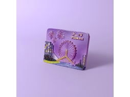(olho De Tianjin) Ímãs De Geladeira 3d Do Olho De Tianjin, Torre Do Tambor E Ponte Da Libertação
