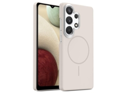 Capa Para Samsung Galaxy A13 4g Fina Circular Magsafe À Prova De Choque Dourada Em Policarbonato Summit Stone