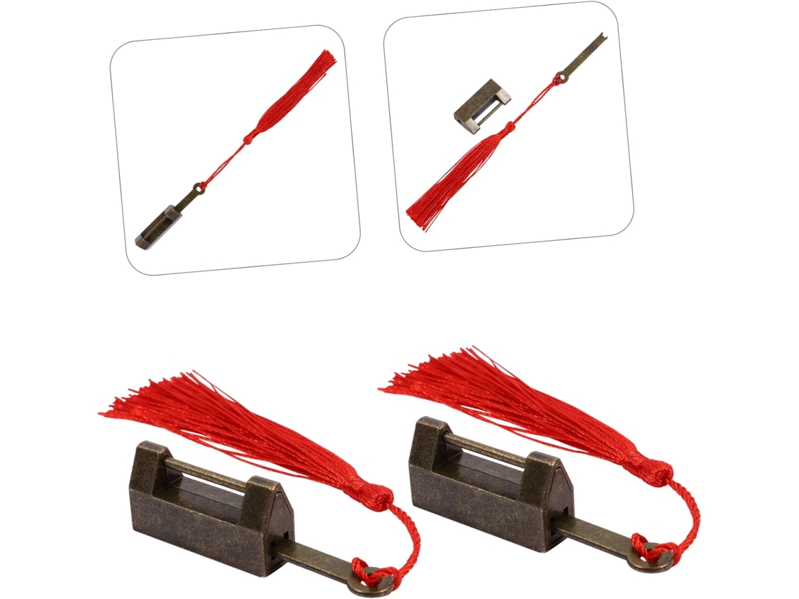 Fechos De Joias Em Estilo Chinês Antigo, 2 Unidades, Com Borlas Coloridas. Gokoco